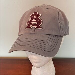Arizona State Sun Devils Gray Baseball Cap Size: OS adjustable